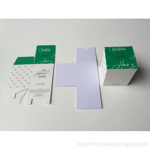 folding paper/ rigid/cardboard box for candles